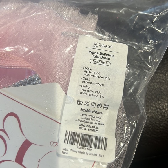 UABALLET Prima Ballerina Dress - Ballet Leotards for Girls, Ballet Tutu Dress - Picture 5 of 5